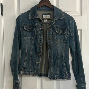 Live a Little Blue Jean Jacket Classic Denim Style